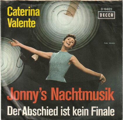 Caterina Valente - Jonny's Nachtmusik + Der Abschied Ist Kein Finale (Vinylsingle)
