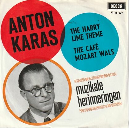 Anton Karas - Harry Lime Theme + Cafe Mozart wals (Vinylsingle)