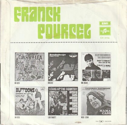 Franck Pourcel - Je Nïaurai pas le temps + Alouette (Vinylsingle)
