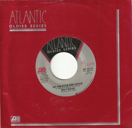Billy Bland / The Earls - Let the little girl dance + Remember Then (Vinylsingle)