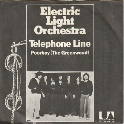 Electric Light Orchestra - Telephone line + Poor boy (Vinylsingle)