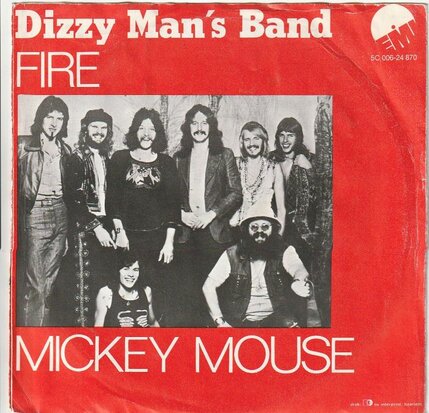 Dizzy Man's Band - Mickey Mouse + Fire (Vinylsingle)