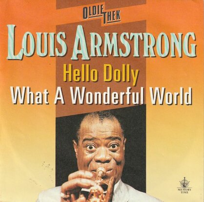 Louis Armstrong - Hello Dolly + What a wonderful world (Vinylsingle)