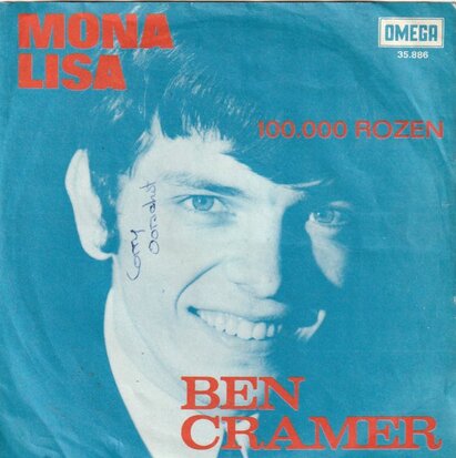 Ben Cramer - Mona Lisa + 100.000 rozen (Vinylsingle)