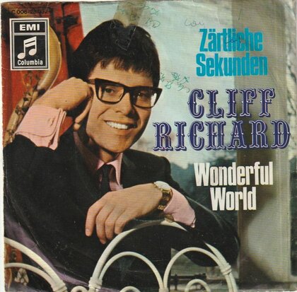 Cliff Richard - Zartliche sekunden + Wondeful world (Vinylsingle)