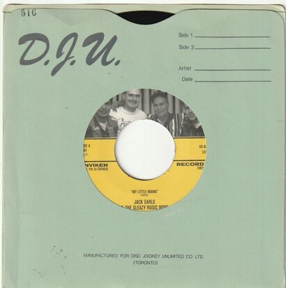 Jack Earls & The Sleazy Ristic Boys - My Little Mama + Game Of Love (Vinylsingle)