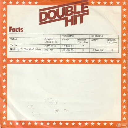 Lee Dorsey - Ya ya + Working in the coalmine (Vinylsingle)
