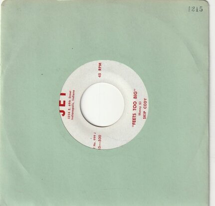 Skip Cody - Feets Too Big + Blue Letter (Vinylsingle)