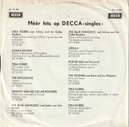Trea Dobbs - Ik vraag het aan de sterren + Ik hield van jou (Vinylsingle)