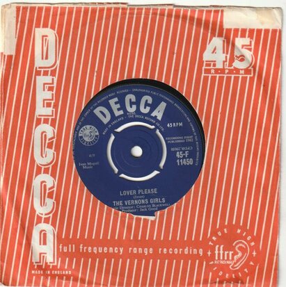 Vernons Girls - Lover Please + You Know What I Mean (Vinylsingle)