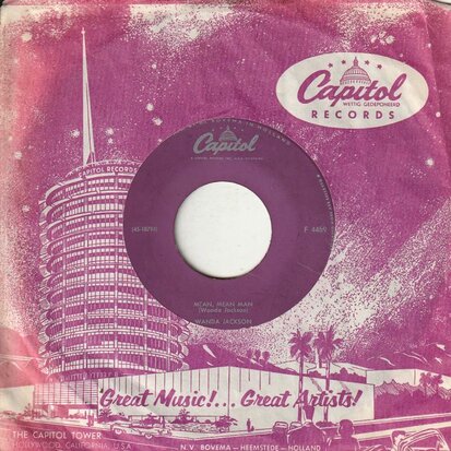 Wanda Jackson - Mean mean man + Happy happy birthday (Vinylsingle)