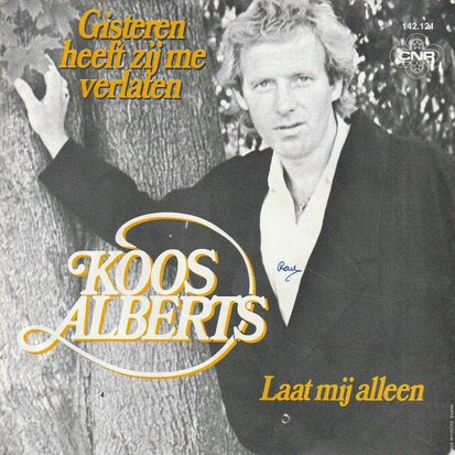 Koos Alberts - Gisteren heeft zij mij verlaten + Laat mij alleen (Vinylsingle)