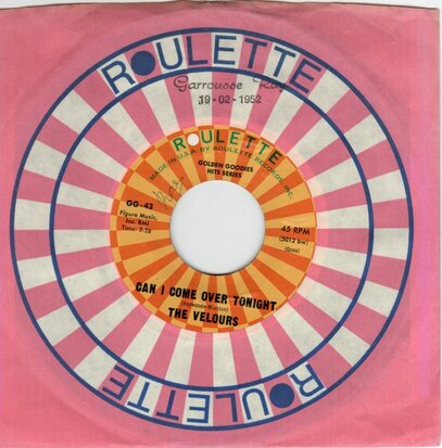 Velours / Buddy Knox - Can I Come Over Tonight + Hula Love (Vinylsingle)
