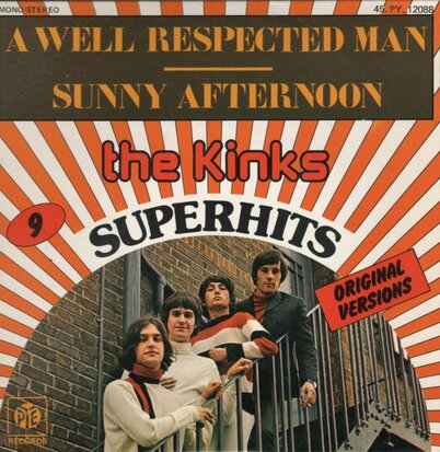 Kinks - A well respected man + Sunny afternoon (Vinylsingle)
