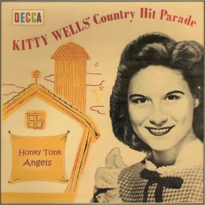 Kitty Wells - It wasn't God who made honky tonk angels + Lonely Street (Vinylsingle)