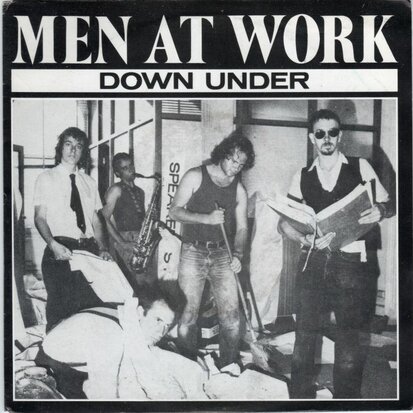 Men at Work - Down under + Helpless automation (Vinylsingle)