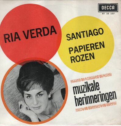 Ria Verda - Santiago + Papieren Rozen (Vinylsingle)