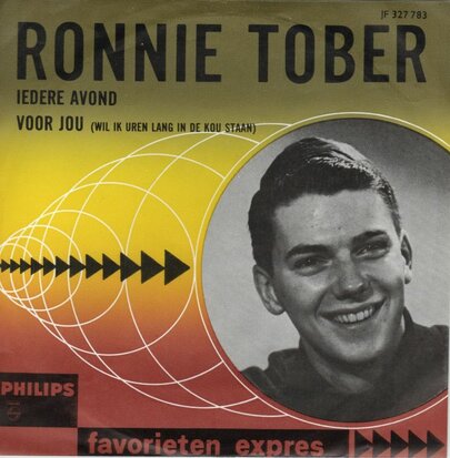 Ronnie Tober - Iedere avond + Voor jou (Vinylsingle)