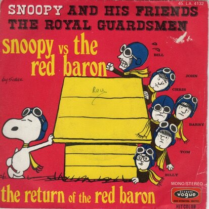 Royal Guardsmen - The return of the Red Baron + Sweetmeads slide (Vinylsingle)