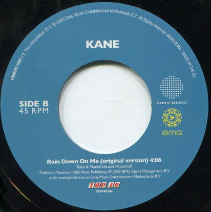 Kane - Rain Down On Me (Tiesto Remix) + (original) -PRE-ORDER- (Vinylsingle)