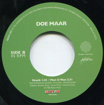 Doe Maar - De Bom + Man O Man (Vinylsingle)