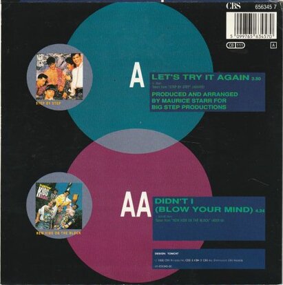 New Kids on the Block - Let's try it again + Didn't I (Vinylsingle)