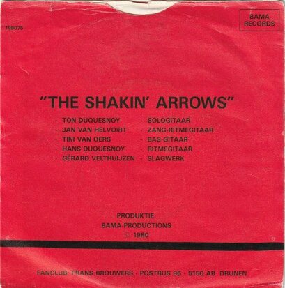 Shakin' Arrows - Spanish hunter + Paradise for two (Vinylsingle)