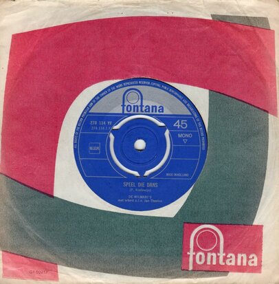 Wilmari's - Speel Die Dans + Onder De Sterren Van Hawaii (Vinylsingle)