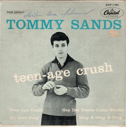 Tommy Sands - Teen-age crush (EP) (Vinylsingle)