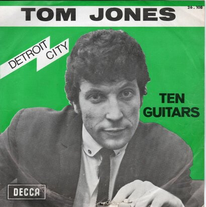 Tom Jones - Detroit city + Ten guitars (Vinylsingle)