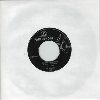 The Beatles - Yellow submarine + Eleanor rigby (Vinylsingle)