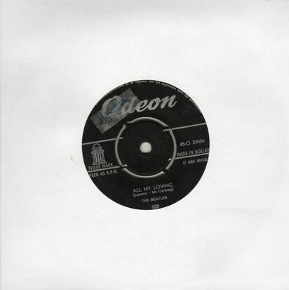 The Beatles - All my loving + I wanna be your man (Vinylsingle)