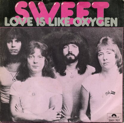 Sweet - Love is like oxygen + Cover girl (Vinylsingle)