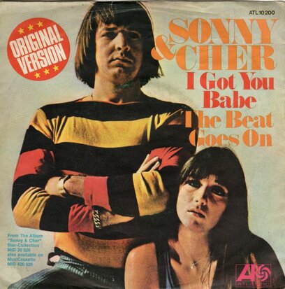 Sonny & Cher - I got you babe + The beat goes on (Vinylsingle)