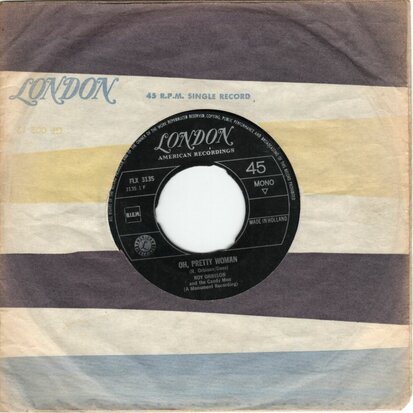 Roy Orbison - Oh, pretty woman + Yo te amo Maria (Vinylsingle)