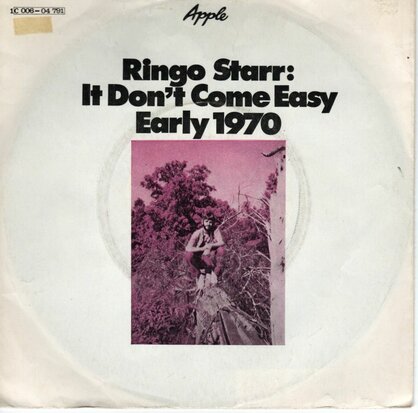 Ringo Starr - It dont come easy + Early 1970 (Vinylsingle)