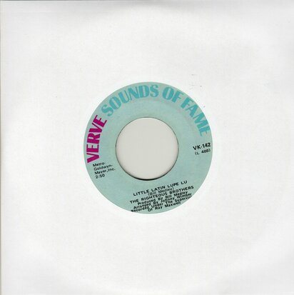 Righteous Brothers - Little Latin Lupe Lu + You're My Soul And Inspiration (Vinylsingle)