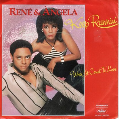 Rene & Angela - Keep Runnin' + When It Comes To Love (Vinylsingle)