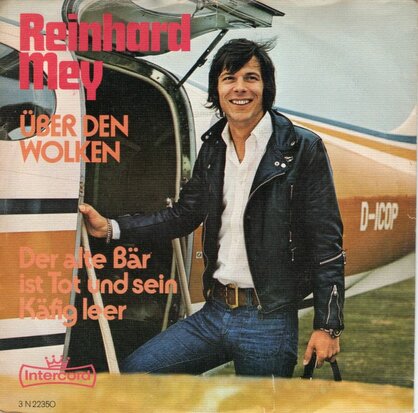 Reinhard Mey - Uber Den Wolken + Der Alte Bar Ist Tot Und Sein Kafig Leer (Vinylsingle)