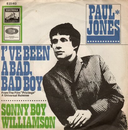 Paul Jones - I've been a bad boy + Sonny Boy Williamson (Vinylsingle)