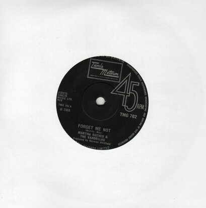 Martha Reeves - Forget Me Not + I Gotta Let You Go (Vinylsingle)