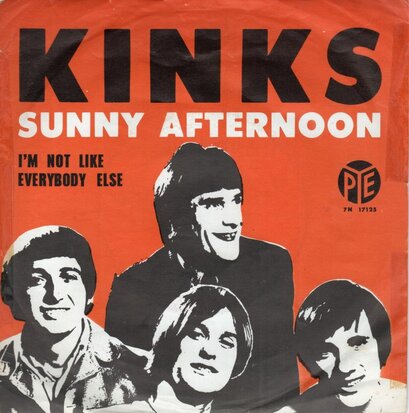 Kinks - Sunny afternoon + I'm not like everybody else (Vinylsingle)