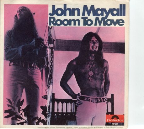 John Mayall - Room to move + Saw mill gulch road (Vinylsingle)