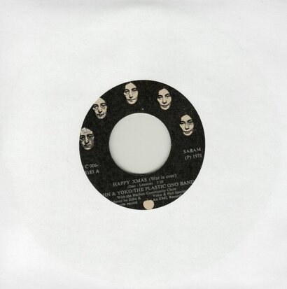 John Lennon - Happy X-mas + Listen, the snow is falling (Vinylsingle)