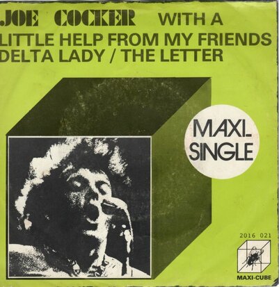 Joe Cocker - With a little help from my friends + Delta lady + the Letter (Vinylsingle)