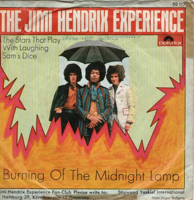 Jimi Hendrix - Burning Of The Midnight Lamp +The Stars That Play With Laughing Sam's Dice (Vinylsingle)