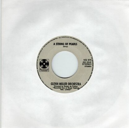 Glenn Miller - In the mood + A string of pearls (Vinylsingle)