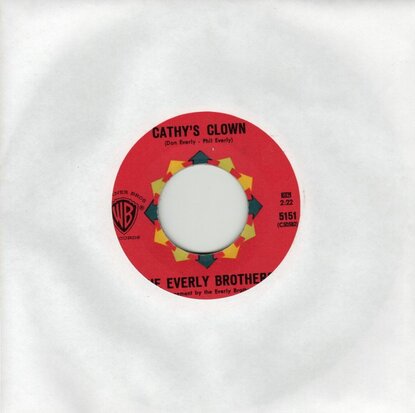 Everly Brothers - Cathy's clown + Always it's you (Vinylsingle)