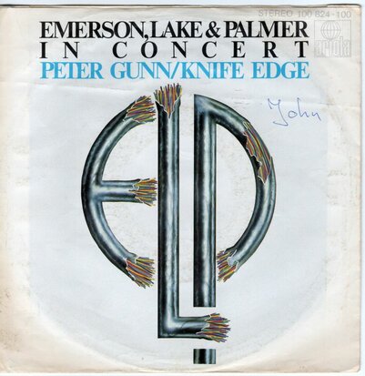 Emerson Lake & Palmer - Peter gunn (live) + Knife-edge (live) (Vinylsingle)