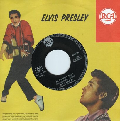 Elvis Presley - She's not you + Just tell her Jim Said Hello (Vinylsingle)